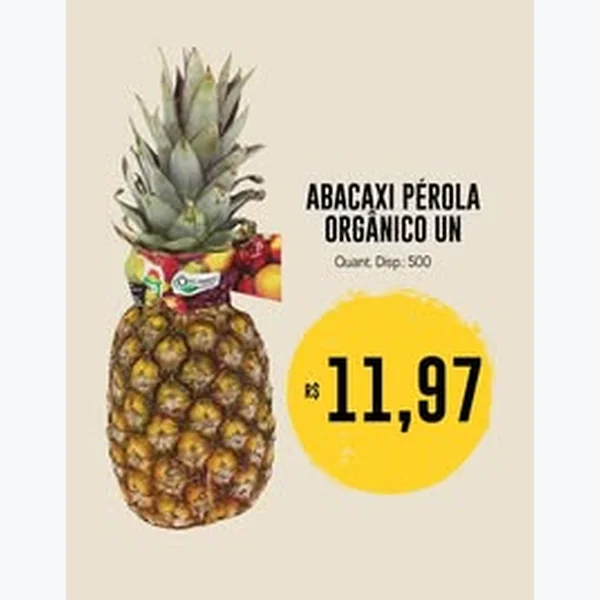 Abacaxi Pérola Orgânico