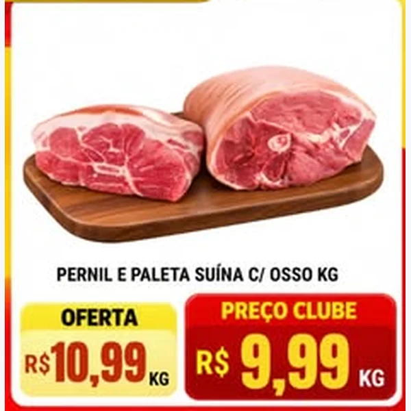 Recorte do encarte de Paleta Suína C/ Osso