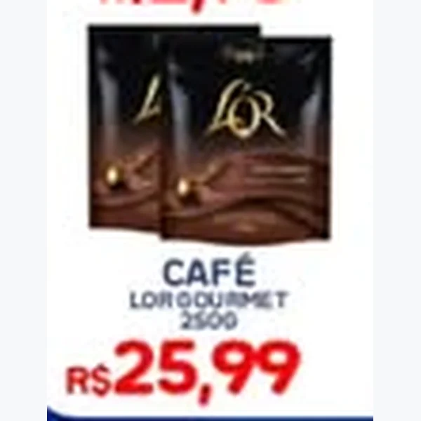 Recorte do encarte de Café Gourmet L'or 250 g