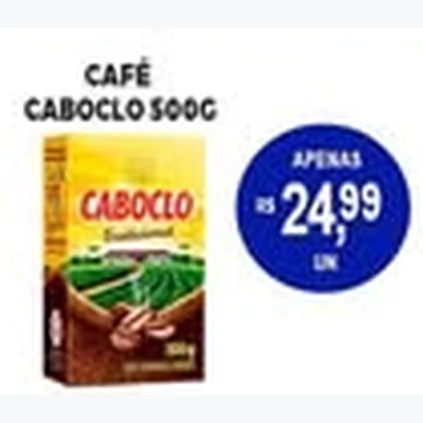 Recorte do encarte de Café Caboclo 500 g