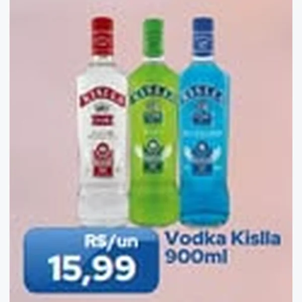 Recorte do encarte de Vodka Kislla 900 ml
