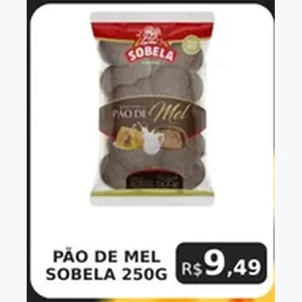 Recorte do encarte de Pão de Mel Sobela 250 g