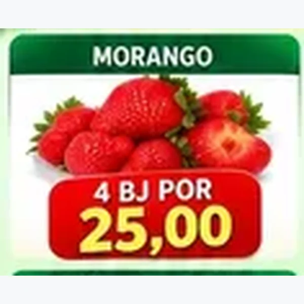Recorte do encarte de Morango 4 un