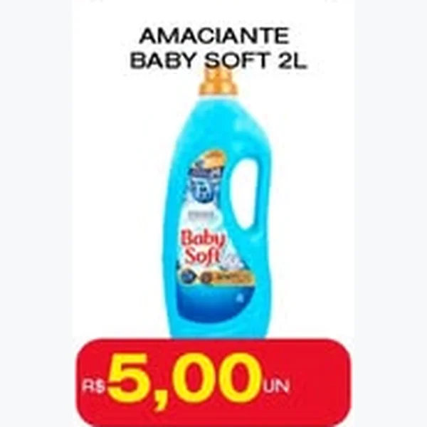 Recorte do encarte de Amaciante Baby Soft 2 L