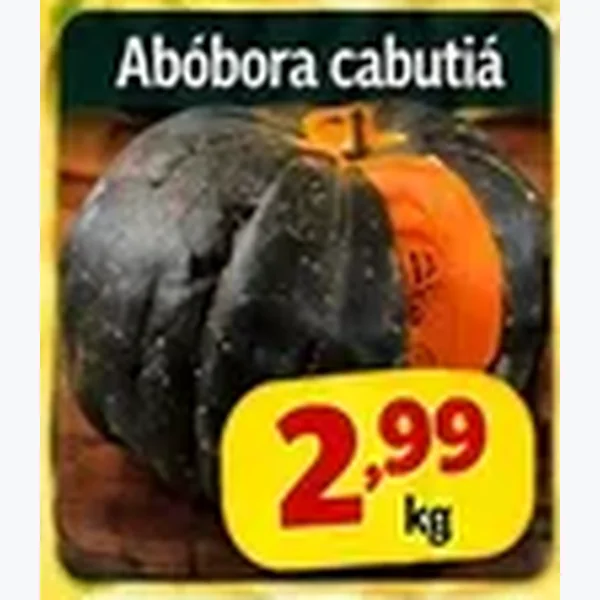 Recorte do encarte de Abóbora Cabutia