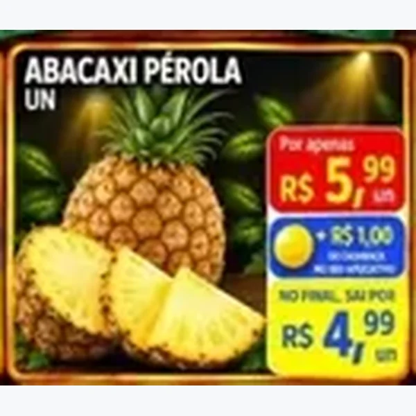 Recorte do encarte de Abacaxi Pérola