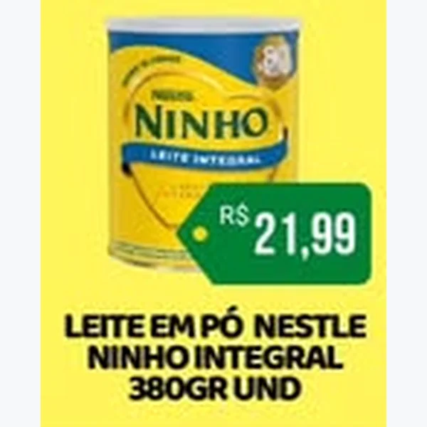 Leite em Pó Integral Nestlé Ninho 380 g