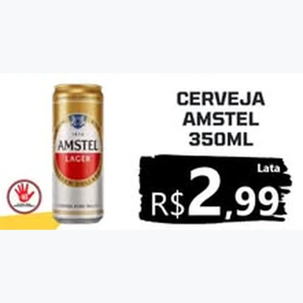 Cerveja Lager Amstel 350 ml