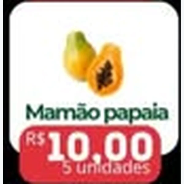 Recorte do encarte de Mamão Papaia