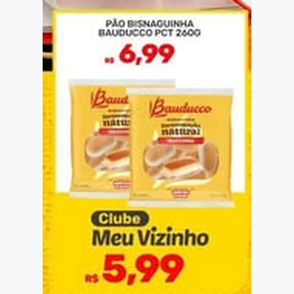 Pão Bisnaguinha Bauducco 260 g
