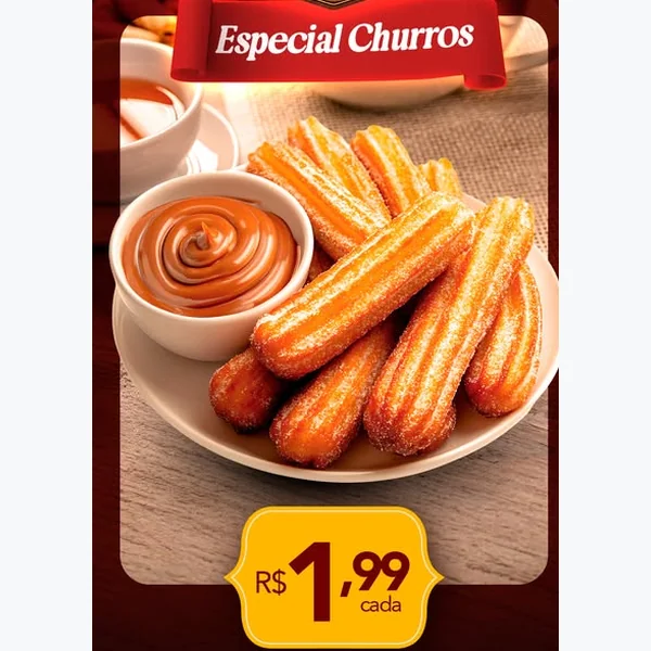 Recorte do encarte de Churros