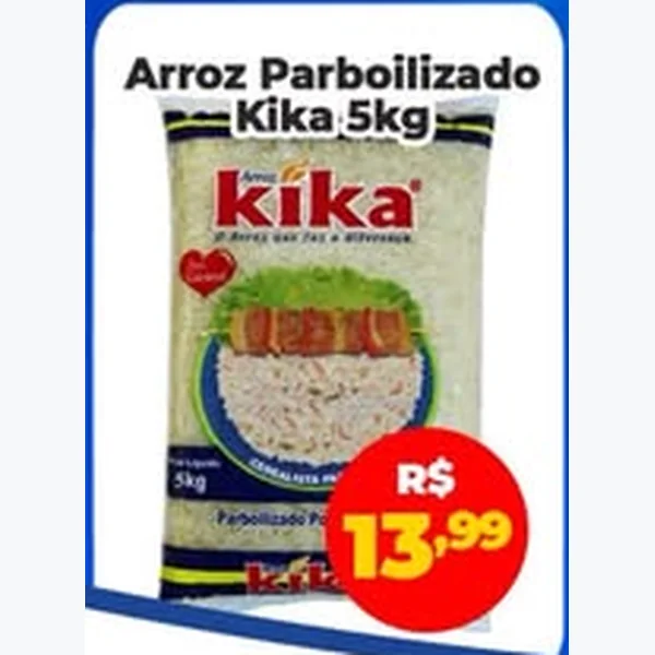 Arroz Parboilizado Kika 5 kg