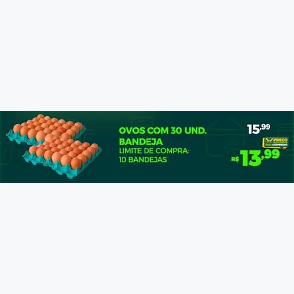 Ovos de Galinha 30 un