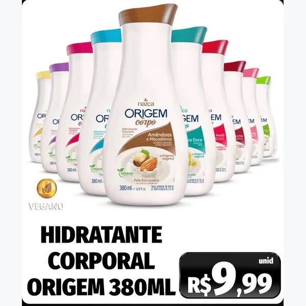 Hidratante Corporal Nazca Origem 380 ml