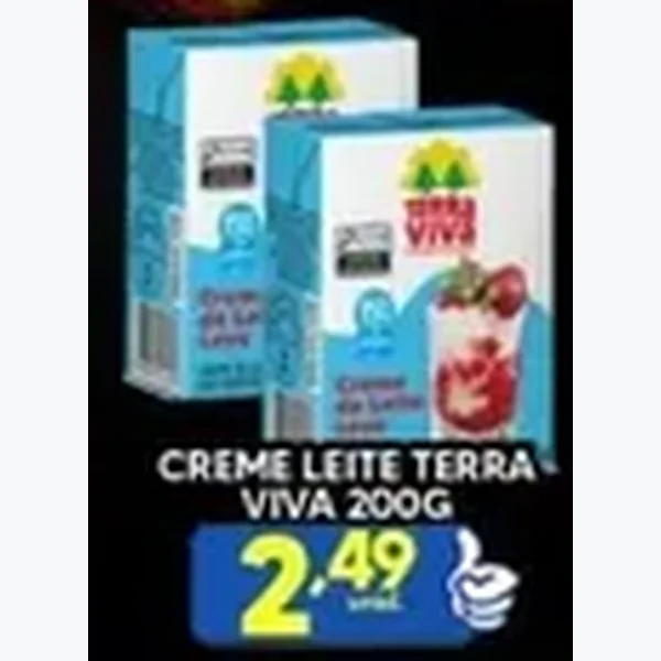 Creme de Leite Terra Viva 200 g