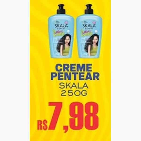 Recorte do encarte de Creme de Pentear Skala 250 g