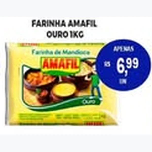 Farinha de Mandioca Amafil 1 kg