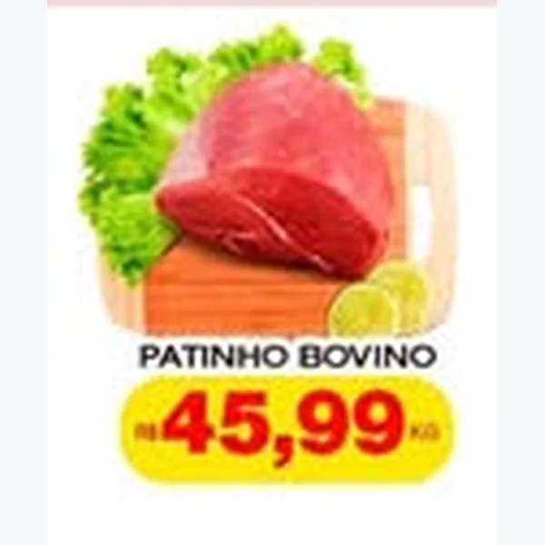 Recorte do encarte de Patinho Bovino