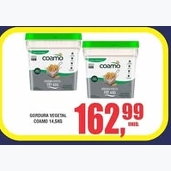 Recorte do encarte de Gordura Vegetal Coamo 14,5 kg
