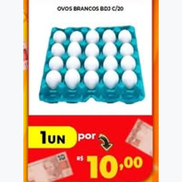 Ovos Brancos 20 un
