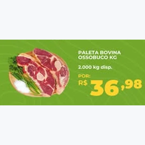 Paleta Bovina Ossobuco