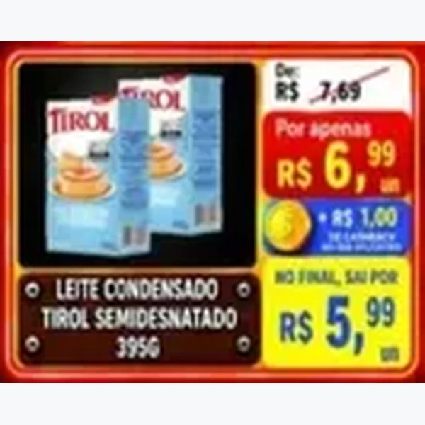 Leite Condensado Semidesnatado Tirol