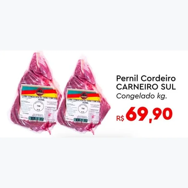Pernil Cordeiro Congelado CARNEIRO SUL