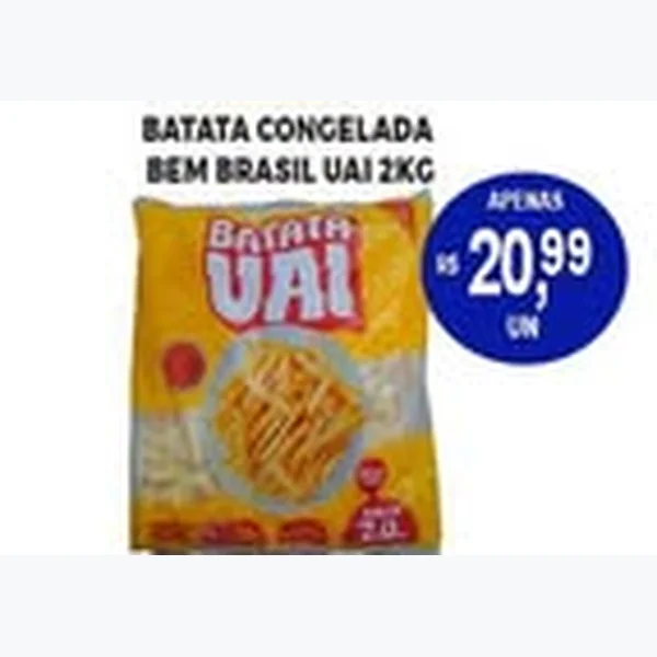 Batata Congelada Bem Brasil Uai 2 kg