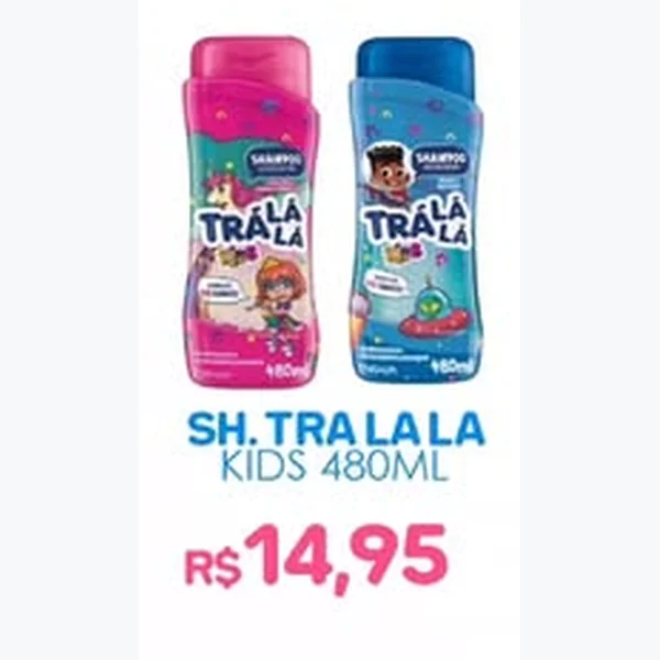 Shampoo Kids Trá Lá Lá 480 ml