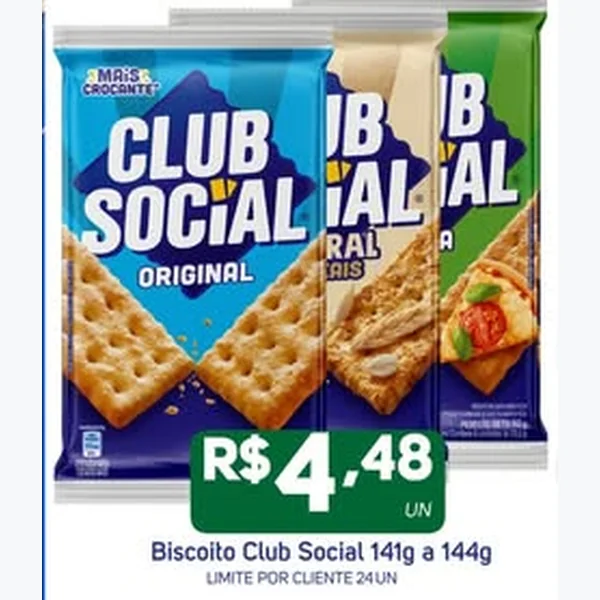 Biscoito Club Social 141 g