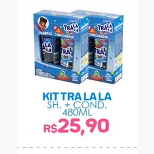 Kit Shampoo + Condicionador Trá Lá Lá 2 un × 480 ml