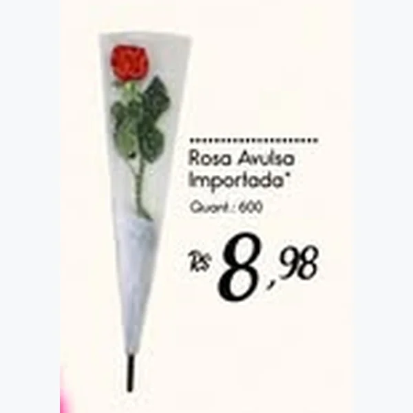 Recorte do encarte de Rosa Avulsa Importada
