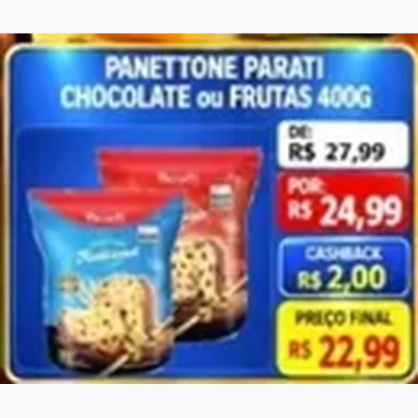 Panettone Frutas Parati 400 g