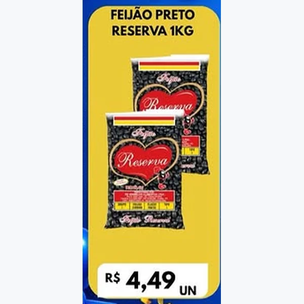 Feijão Preto Reserva 1 kg