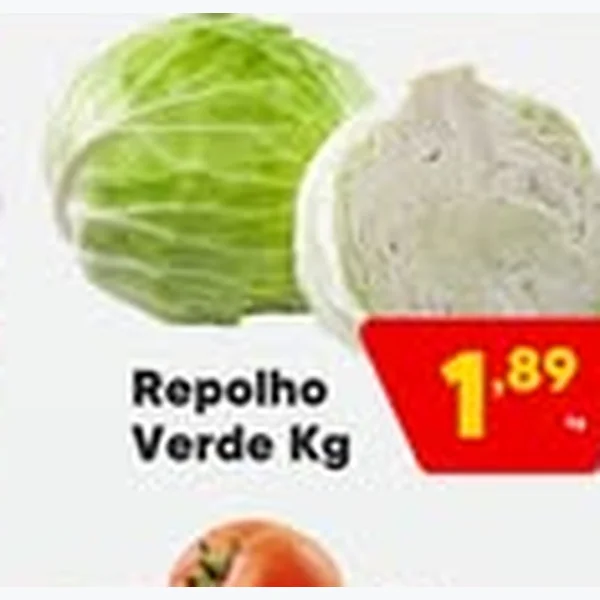 Recorte do encarte de Repolho Verde