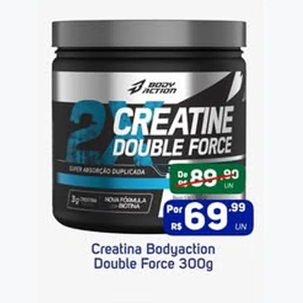 Creatina Double Force Bodyaction 300 g