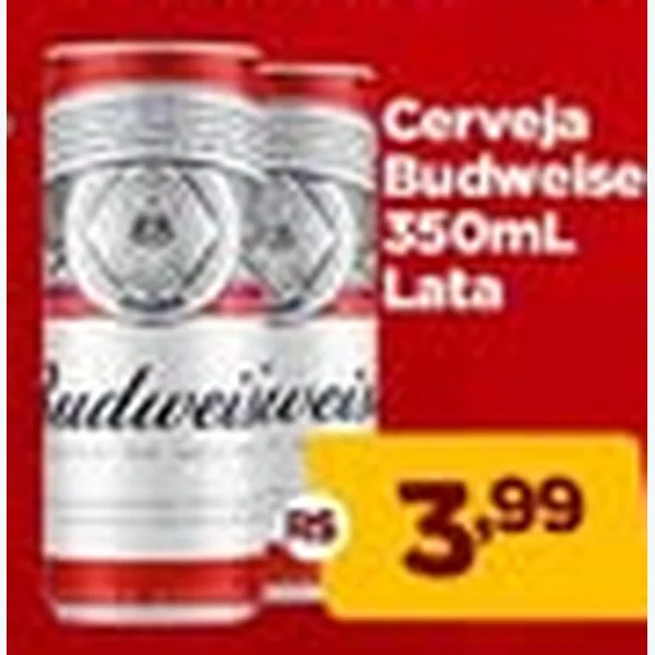 Cerveja Budweiser 350 ml