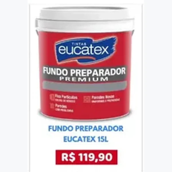 Fundo Preparador Premium Eucatex 15 L