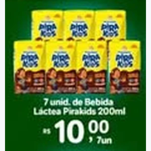 Bebida Láctea Pirakids 200 ml