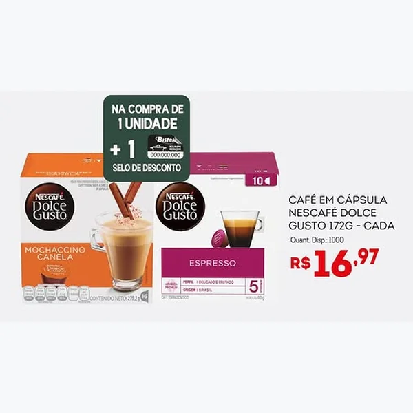 Café em Cápsula Nescafé Dolce Gusto 172 g