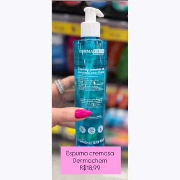 Espuma Cremosa de Limpeza Dermachem 240 ml