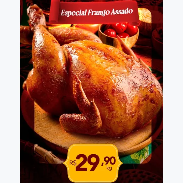Recorte do encarte de Frango Assado