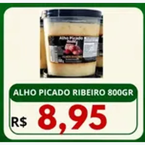 Alho Picado Ribeiro 800 g