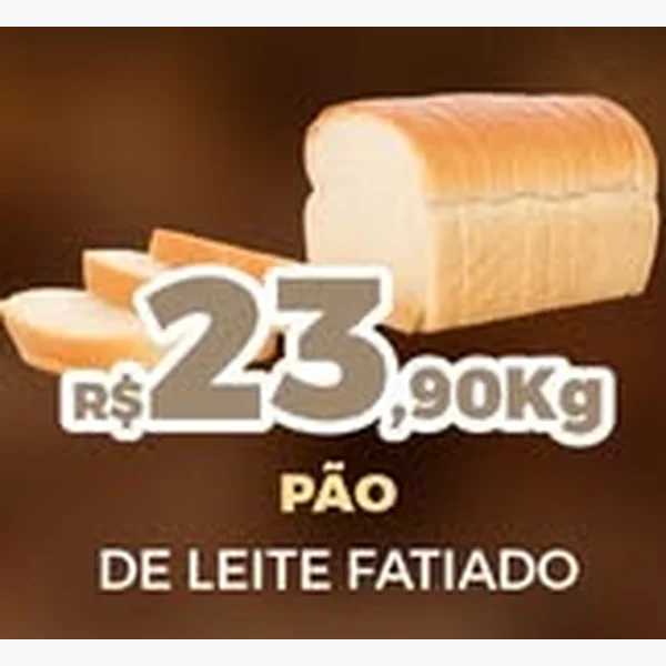 Recorte do encarte de Pão de Leite Fatiado