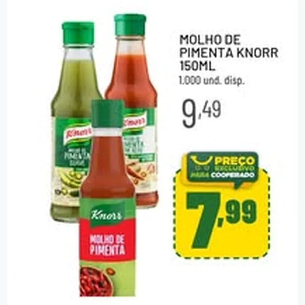 Molho de Pimenta Knorr 150 ml