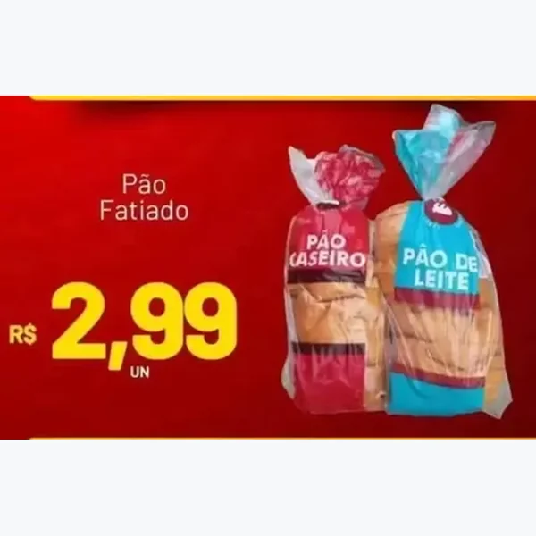 Pão de Leite Fatiado