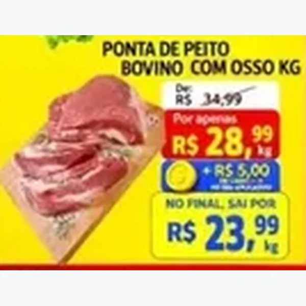 Recorte do encarte de Ponta de Peito com Osso