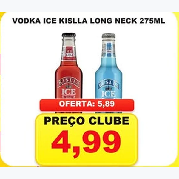 Recorte do encarte de Vodka Ice Kislla 275 ml