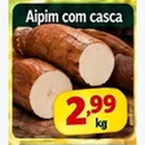 Recorte do encarte de Aipim com Casca