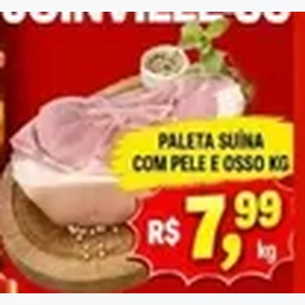 Paleta Suína com Pele e Osso